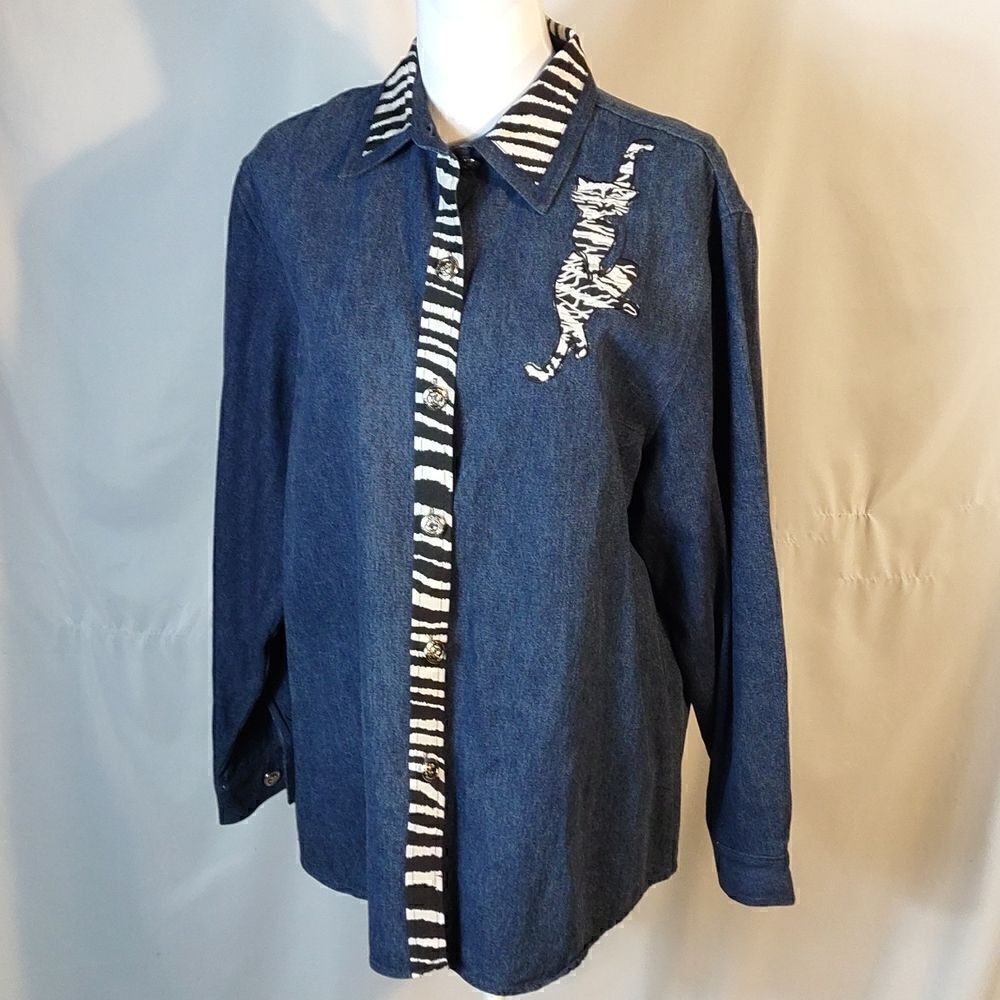 Morgan Cole "Cat" Women's Denim Shirt